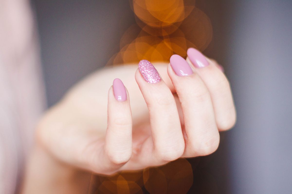 Finished gel manicure set at Pearly Nails